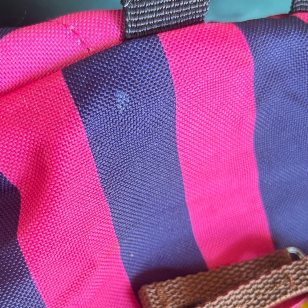 Hanna Andersson Owl patched Striped Back pack - Picture 8 of 15